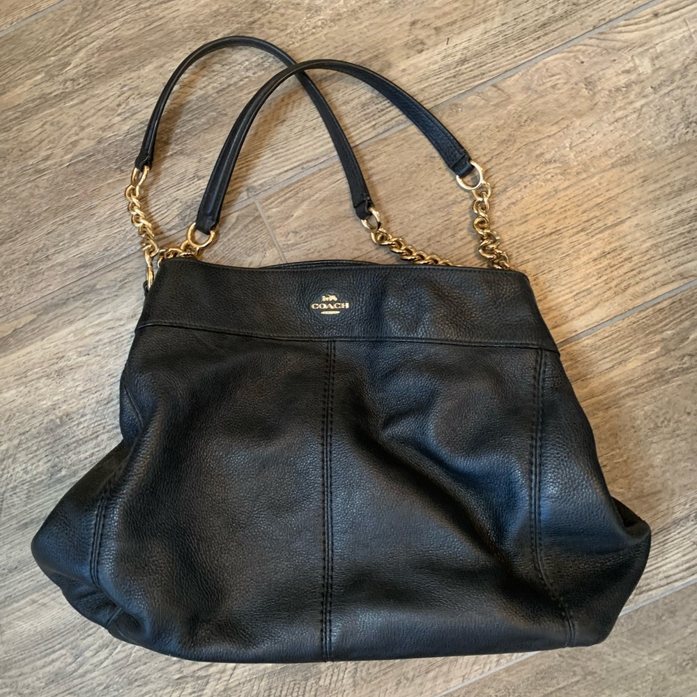 Coach black handbag